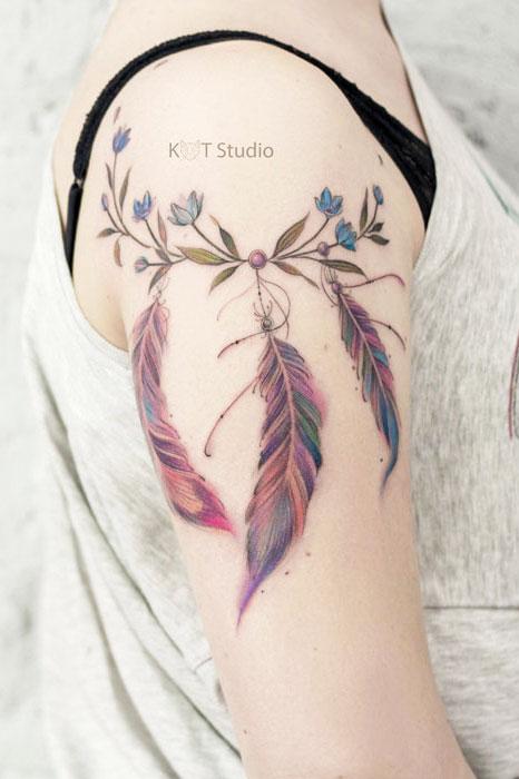Цветные тату. Цветные татуировки. 100+ цветные эскизы тату на нашем сайте!