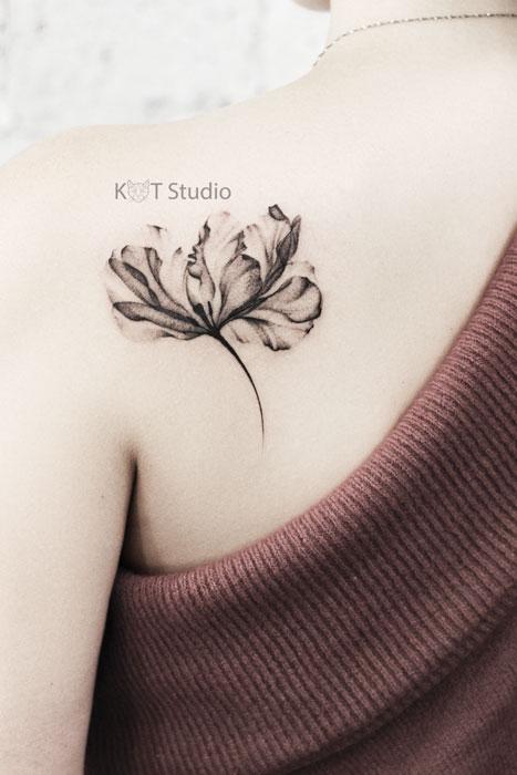 Тату (татуировка) Цветы: мужские и женские татуировки, фото и эскизов от лучших тату-мастеров