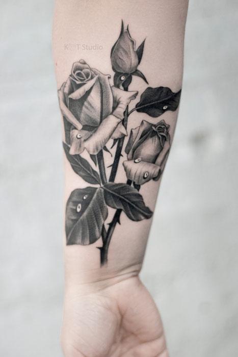 Значение тату с изображением розы